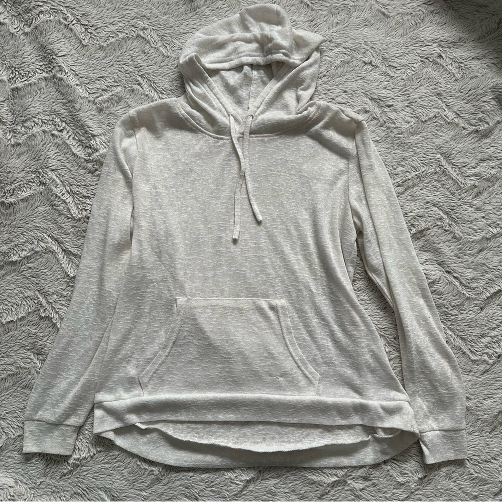 White summer hoodie